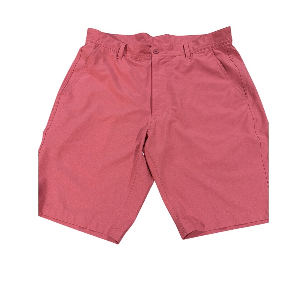 FootJoy Golf Shorts Mens Size 36 Coral Chino Flat Front Outdoor Performance